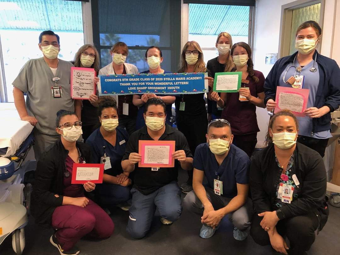Stella Maris Students Send Thank You Letters To Healthcare Heroes